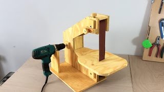 Making a Homemade Belt Sander  El yapımı Şerit Zımpara Makinası [upl. by Mccallion]