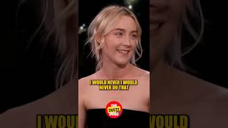 Saoirse Ronan Encouraged Timothée Chalamet To Get A Fake ID 😂🤣 shorts [upl. by Ijuy]