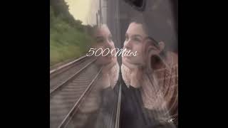 J’entends siffler le train  500 Miles  Lyrics extended Fr amp Eng version with Engsub [upl. by Acilegna666]