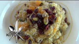 QUINOA PORRIDGE Healthy Breakfast  Nickos Kitchen [upl. by Agretha]