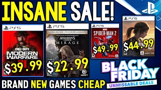 INSANE NEW BLACK FRIDAY SALE BRAND NEW 2023 PS5PS4 GAMES CHEAPER [upl. by Litman]