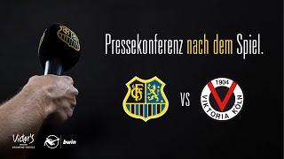 1 FC Saarbrücken  Viktoria Köln  Pressekonferenz nach dem Spiel 38 Spieltag [upl. by Ahseid52]