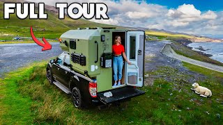 Overnight in The UKs ONLY Wild Camper Truck  Vanlife UK [upl. by Travax651]