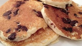 How to Make the Perfect Chocolate Chip Pancake  Pancake Breakfast [upl. by Ahras774]