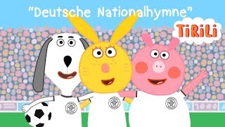 Die deutsche Nationalhymne  Tirili  Kinderlieder zum Mitsingen [upl. by Adnolohs796]