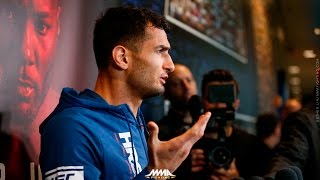 Gegard Mousasi UFC 210 Open Workout Scrum  MMA Fighting [upl. by Hayidan833]