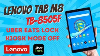 Uber Eats Tablet Exit Kiosk Mode  Lenovo Tab TB8505f Uber Eats lock remove [upl. by Norrab]