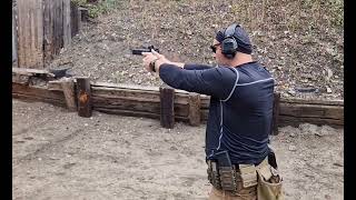 Staccato XC Trijicon SRO recoil control slow motion [upl. by Marian]