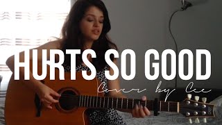 Hurts so good  Astrid S acoustic cover by Cee [upl. by Alemap610]