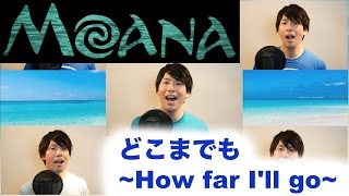 【Disney】モアナと伝説の海 主題歌“どこまでも〜How Far I’ll Go〜” Covered by 柏野昌俊‬ [upl. by Anneuq]