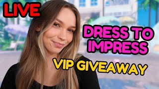 🔴 LIVE DRESS TO IMPRESS VIP GIVEAWAY [upl. by Kimitri]