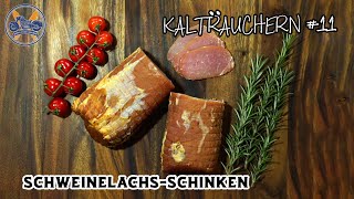 Kalträuchern 11  SchweinelachsSchinken mit ausführlicher Anleitung [upl. by Nesiaj]