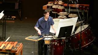 Iannis Xenakis Rebonds B  Performed by Gyula Lajho Jr [upl. by Yevad95]