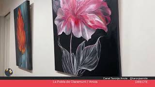 Lartista poblatana Pilar Gil ens mostra la seva exposició de pintura a la Pobla de Claramunt [upl. by Ellis]