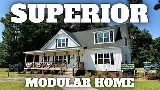 This NEW modular home puts site built homes to SHAME Prefab House Tour [upl. by Nealah763]