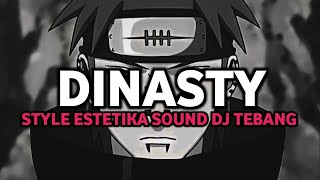 ESTETIKA DYNASTY REMIX SOUND DJ TEBANG  SLOWED  REVERB [upl. by Aryc]