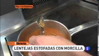 Receta de lentejas con morcilla ED [upl. by Aemat744]