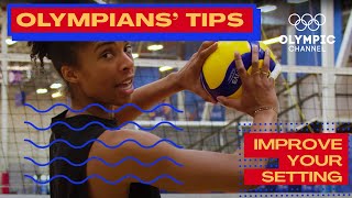 How to become a better volleyball setter ft Team USAs Rachael Adams  Olympians Tips [upl. by Torhert281]