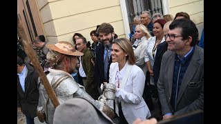 Alcalá de Henares homenajea a Cervantes con la procesión cívica y el Mercado Cervantino [upl. by Kenji]