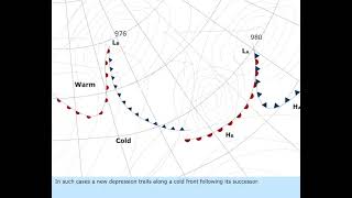 Family of Depressions  Marine Meteorology  Merchant Navy knowledge [upl. by Erdna]