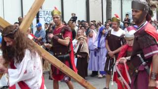 Crucifixion reenactment in Morristown 2017 [upl. by Ecilahc]