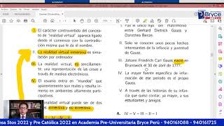 Resolución del Examen Extraordinario UNSA 2022 [upl. by Joellyn]