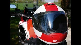 Test du casque Schuberth C4 2017  La quintessence du modulable [upl. by Aitnic]