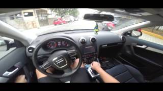 Audi A3 20 TFSI  Launch Control e Park Assist [upl. by Neelrac]