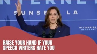 Kamala Harris Says What Can Be Unburdened By What Has Been approximately a thousand times [upl. by Aramas]