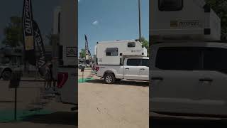 Outpost Campers at The Great American RV Show truck camper rvlife truckcamper [upl. by Emiatej]