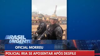 Oficial da Cavalaria morre após cair de cavalo durante desfile  Brasil Urgente [upl. by Elleb707]