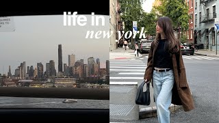 LIFE IN NEW YORK  chaotic and busy week nyfw wedding season [upl. by Holofernes]