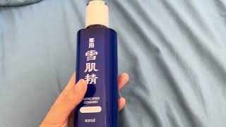 Kose Medicated Sekkisei Lotion Review [upl. by Beret862]