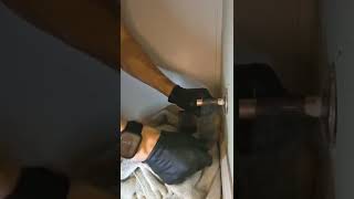 Replacing a toilet shut off valve 💦🚽 Plumber Plumbing DIY Handyman Tools Shorts HowTo [upl. by Aihselef451]