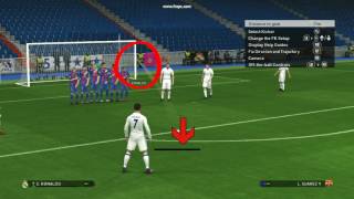 PES 2017  Free Kick Tutorial PC  100 working easy [upl. by Tnecillim392]