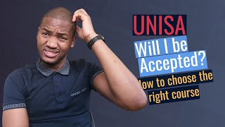 How to choose the right course at UNISA to be accepted Unisa admission requirements [upl. by Retsek583]