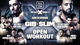 MISFITS amp DAZN X SERIES 19  QATAR THE SUPERCARD  ANESONGIB VS SLIM ALBAHER OPEN WORKOUTS LIVE [upl. by Esch497]