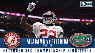 SEC Championship Extended Highlights 1 Alabama Crimson Tide vs 7 Florida Gators  CBS Sports HQ [upl. by Ralaigh778]