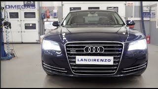 Montaż LPG Audi A8 30 TFSI  333KM 245kW  Landirenzo Omegas Direct [upl. by Sirob]