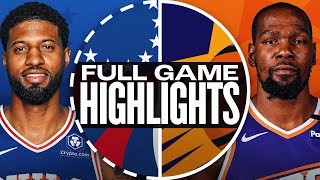 76ERS at SUNS  FULL GAME HIGHLIGHTS  November 4 2024 [upl. by Cindie497]