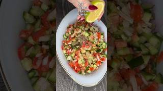 The easiest delicious Salad shirazi salad persian salad shorts asmr viralshorts [upl. by Ruskin]