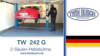 TW 242 G  Die Garagenhebebühne von TWIN BUSCH® [upl. by Joella]