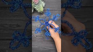 Easy Craft Idea DIY Christmas 2024 Snowflake [upl. by Arhez186]