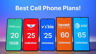 9 Best Cell Phone Plans End of 2023 [upl. by Aretse]