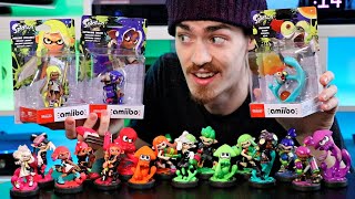 Unboxing ALL NEW Splatoon 3 Amiibo [upl. by Irrot]