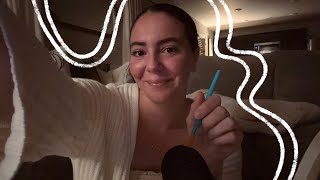 ASMR whispered sleep affirmations  mic brushing 💌 [upl. by Datnow]