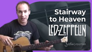 How to play Stairway To Heaven 3of6  JustinGuitar Original Lessons [upl. by Kelsi]