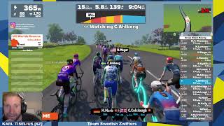 Zwift World Series  Women Race 3 Team SZ [upl. by Newfeld]