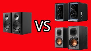 Edifier MR4 VS Edifier QR65 amp Klipsch R41PM [upl. by Donela]