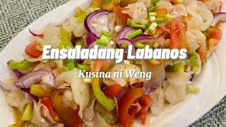 Ensaladang Labanos  EASY AND TIPID RECIPE  Kusina ni Weng [upl. by Ina]